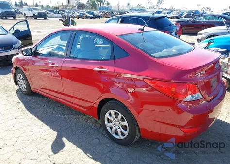 2013 Hyundai Accent Gls from USA, damaged, VIN KMHCT4AE0DU447251